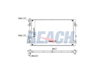 Su Radyatörü  MADE IN TAIWAN 1031-4811D  6R0121253D 6R0121253G 6R0121253H 6R0121253R