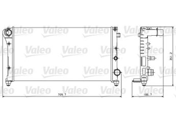 Su Radyatörü  VALEO 734924  A2115001302 51759806 51773192 51773193