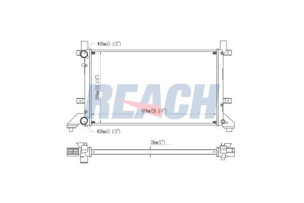 Su Radyatörü  MADE IN TAIWAN 1140-4811