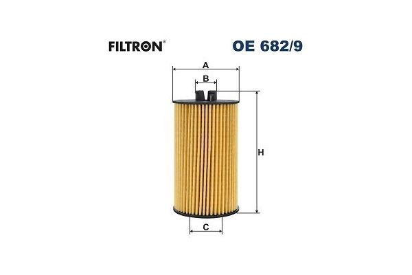 Yağ Filtresi  Opel Astra K HB (09.2015->)  FILTRON OE 682/9