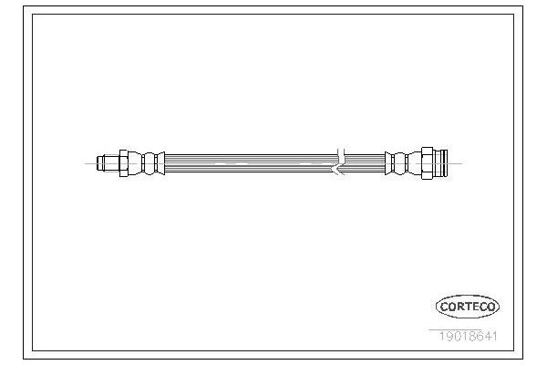 Fren Hortumu Ön Sağ veya Sol WALBURG WBH0128