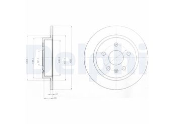 Fren Disk Ayna Arka Sağ ve Sol DELPHI BG4188  13501302 13501313 13502198 569025 569127