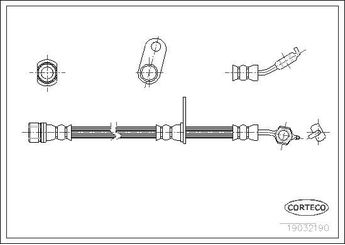 Fren Hortumu Ön Sol CORTECO 19032190  5155060A31 9094702696 9094702743 9094702820
