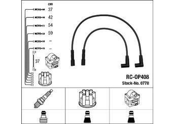 Buji Kablosu  NGK 0778  1612458 90008240 90 008 240