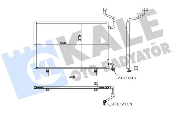 Klima Radyatörü  KALE 382660