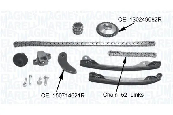 Triger Zincir Seti  Nissan Micra (K13K/KK)(07.2010->)  BSG 75-102-012