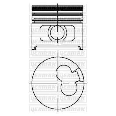 Piston (82.00MM-STD)  YENMAK 31-03799-100