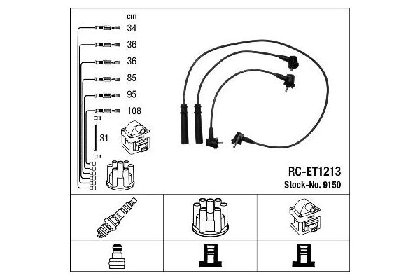Buji Kablosu  NGK 9150