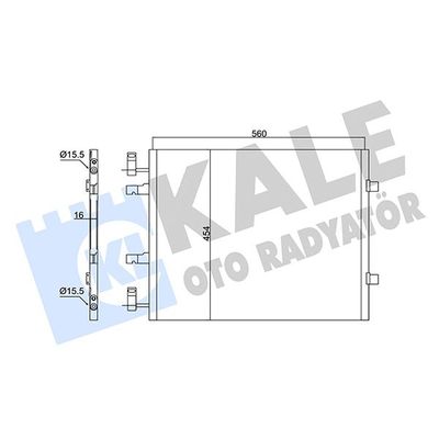 Klima Radyatörü  KALE 350670