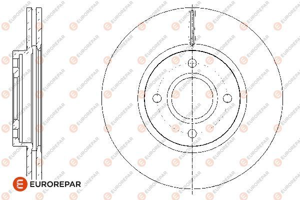 Fren Disk Ayna Ön Sağ ve Sol Ford Transit Courier (C4A)(2013->)  EUROREPAR 1667850280