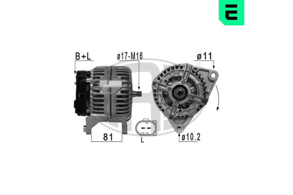 Alternatör  Iveco Daily Kargo Aracı  (Sommer)(2014->)  ERA 210940A