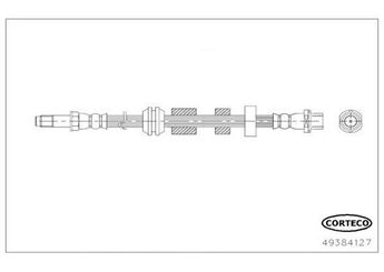 Fren Hortumu Ön Sağ veya Sol KRAFTVOLL 07080544  31317910 AH0911 32221984