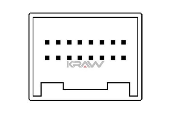 Cam Açma Düğmesi Ön Sol MCAR AN-1502