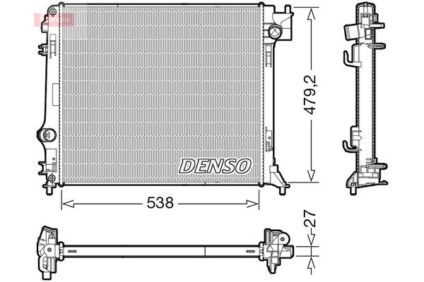 Su Radyatörü  DENSO DRM46064