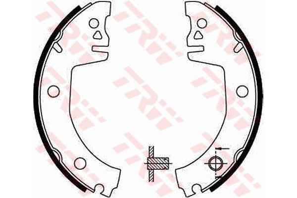 Fren Pabuçlu Balata Arka Skoda Forman (785)(1992->)  TRW GS8300