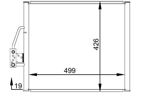 Klima Radyatörü  BMW 5 Serisi Touring (E39)(1997->)  MAHLE AC 277 000S