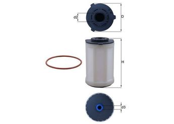 Yakıt Filtresi  MAHLE KX 655D  1674210980 77368556 77368658