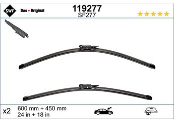 Silecek Süpürgesi Ön   SWF 119277  61612349870 2349870 61615A43587 2 349 870 61 61 2 349 870 61 61 5 A43 587