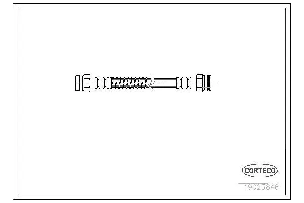 Fren Hortumu Arka Sağ Citroen Xsara HB (07.1997->)  WONGA 00335