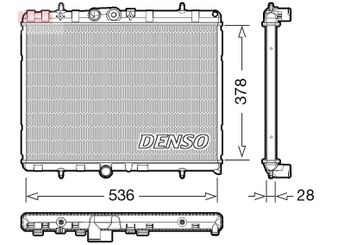 Su Radyatörü  DENSO DRM07004  DRM07004 1330P8
