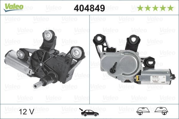 Silecek Mekanizma Motoru Arka Seat Alhambra (7V9)(05.2000->)  VALEO 404849