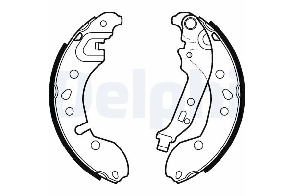 Fren Pabuçlu Balata Arka Smart Fortwo Cabrio (11.2015->)  DELPHI LS2124