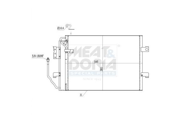 Klima Radyatörü  BEHR AC 348 000S