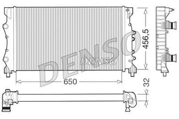 Su Radyatörü  DENSO DRM23024