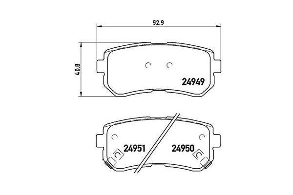 Fren Disk Balata Arka Hyundai ix20 (JC)(2010->)  MAGNETI MARELLI 363700430046