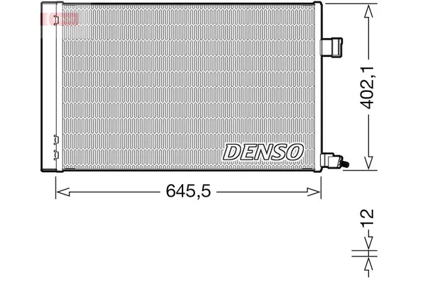 Klima Radyatörü  Jaguar XF (04.2015->)  NRF 350355