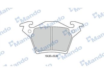 Fren Disk Balata Arka MANDO MBF015663  MBF015663 4214210 000 421 42 10 34200220 003 420 02 20 A0004214210 A 000 421 42 10 A0034200220 A 003 420 02 20
