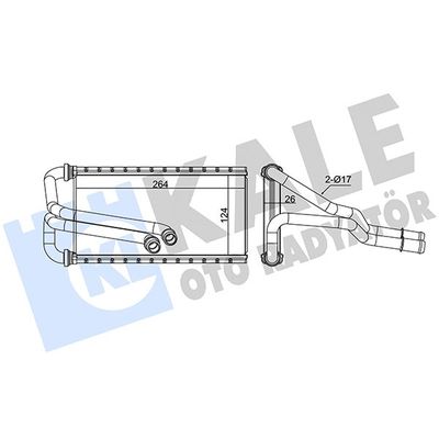 Turbo Radyatörü  KALE 370650