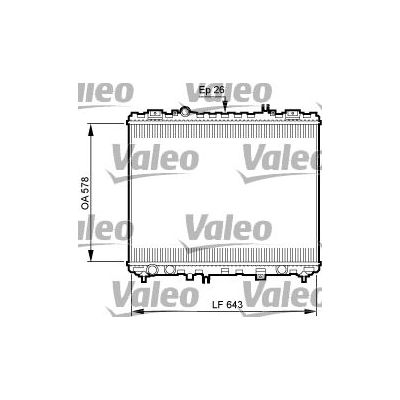 Su Radyatörü  VALEO 735506