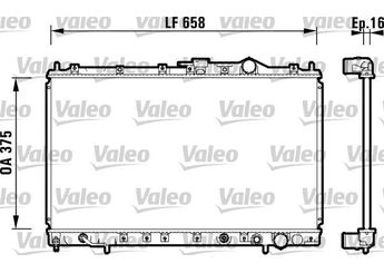 Su Radyatörü  VALEO 734136  MB906097