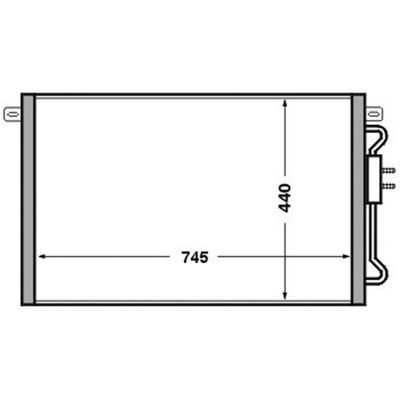 Klima Radyatörü  Chrysler Voyager (RG)(2001->)  MAHLE AC 513 000S
