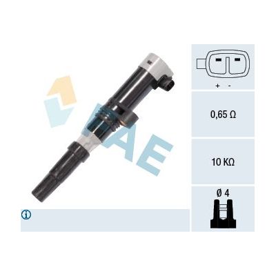 Ateşleme Bobini  Renault Scenic (JA...)(03.1999->)  EYQUEM ZS052