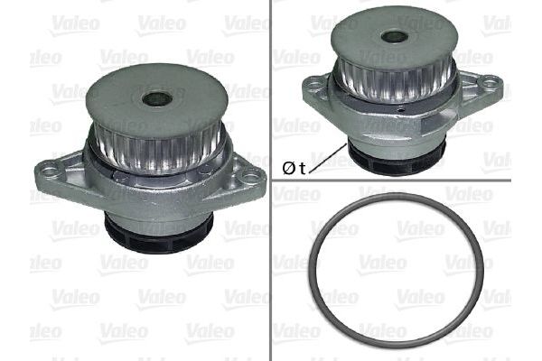 Devirdaim Su Pompası  Volkswagen Polo III 2/4 Kapı (6N1)(09.1994->1999)  VALEO 506706