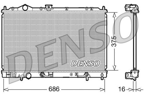 Su Radyatörü  DENSO DRM45021
