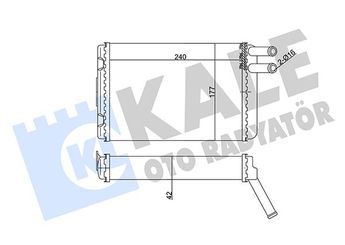 Kalorifer Radyatörü  KALE 352050  1307236