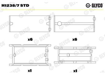 Ana Yatak (STD)  GLYCO H1238/7 STD  H12387STD 7792568 7 792 568 7792569 7 792 569 7792589 7 792 589 7792599 7 792 599 78026422 7 802 642 2 78026462 7 802 646 2 78026501 7 802 650 1 78026541 7 802 654 1