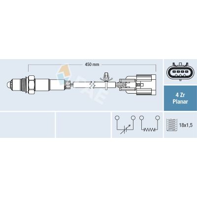 Oksijen (Lambda) Sensörü  Hyundai Genesis Coupe (BK)(09.2009->)  FAE 77662