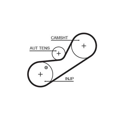 Triger Kayışı  MG Rover Rover 45 (RT)(2000->)  GATES 5546XS