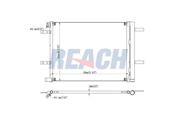 Klima Radyatörü  Fiat E- Scudo Kombi (507)(2022->)  ORİS CPE941016