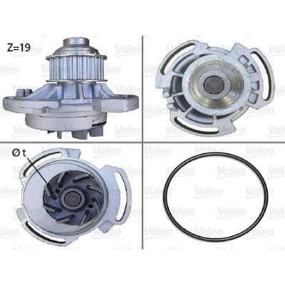 Devirdaim Su Pompası  Volkswagen Polo II (867/871/873)(10.1981->1992)  VALEO 506240