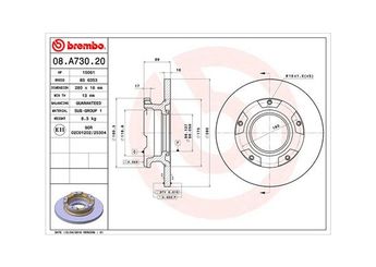 Fren Disk Ayna Arka Sağ ve Sol MAGNETI MARELLI 360406111200  1371421 1387152 1451161 6C112A097AB