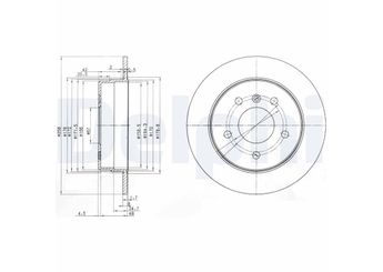 Fren Disk Ayna Arka Sağ ve Sol DELPHI BG3710  A1684230212 1684230212 168 423 0212 168423021264 168 423 021264 A168 423 0212 A168423021264 A168 423 021264