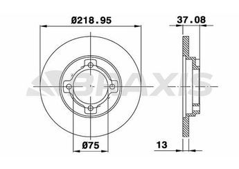 Fren Disk Ayna Ön Sağ ve Sol BRAXIS AE0578  DA0133251 MDA0133251