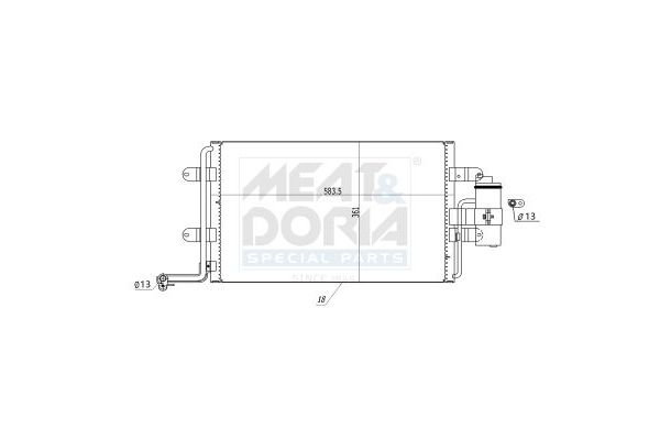 Klima Radyatörü  BEHR AC 180 000P