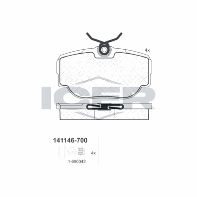 Fren Disk Balata Arka AP 05P739