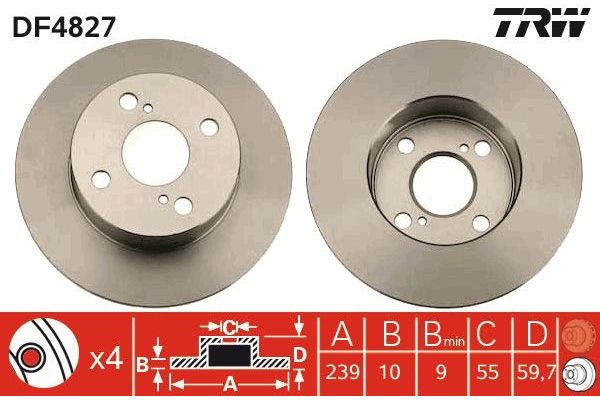 Fren Disk Ayna Ön Sağ ve Sol BRAXIS AE0813